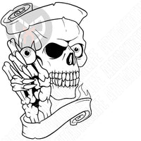 Skull Eyeball Banner