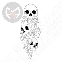 Skulls, Roses and Butterflies