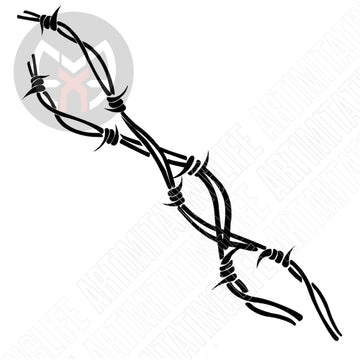 Tribal Double Barbed Wire