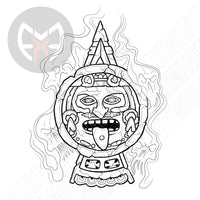 Mayan Skull Smoke