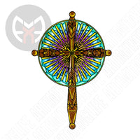 Stained Glass Cross