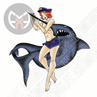 Shark Pin-up