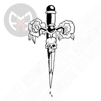 Skull Rose Dagger