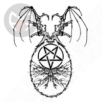Demon Wings Pentacle