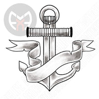 Anchor with Banner