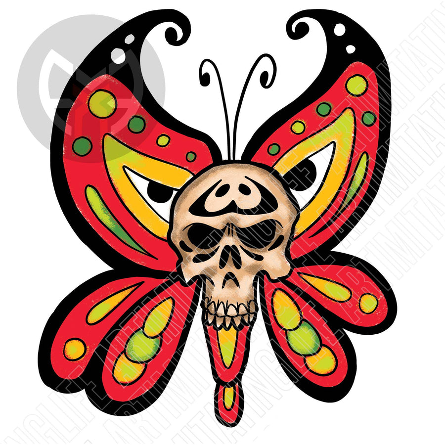 Skull Butterfly