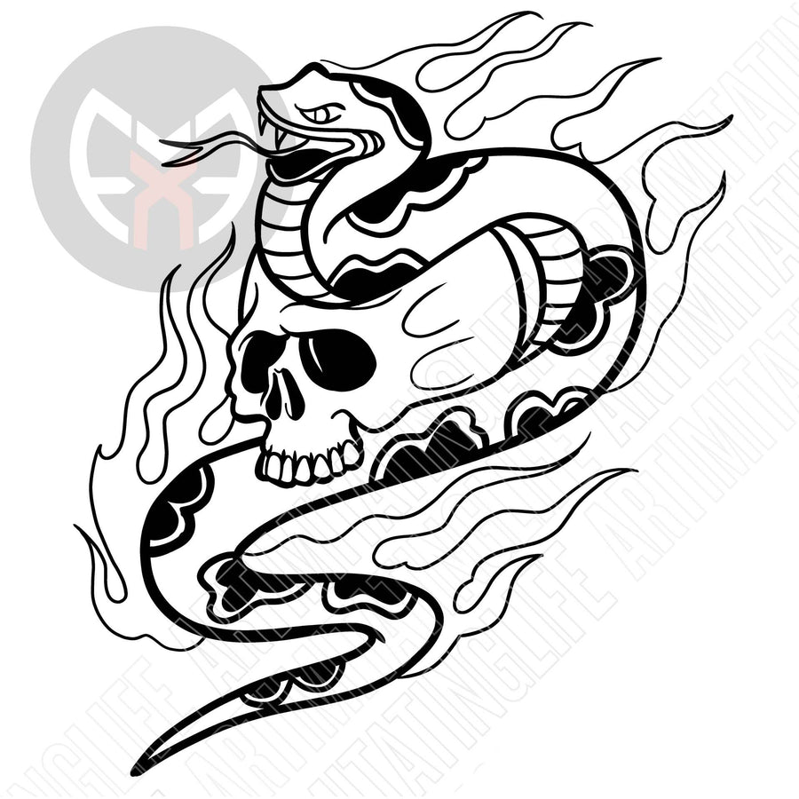 Skull Snake Fire