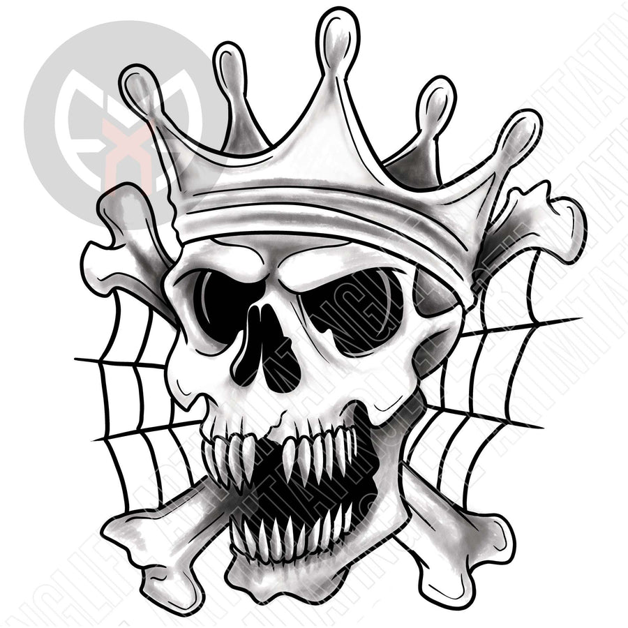 Skull Web Crown