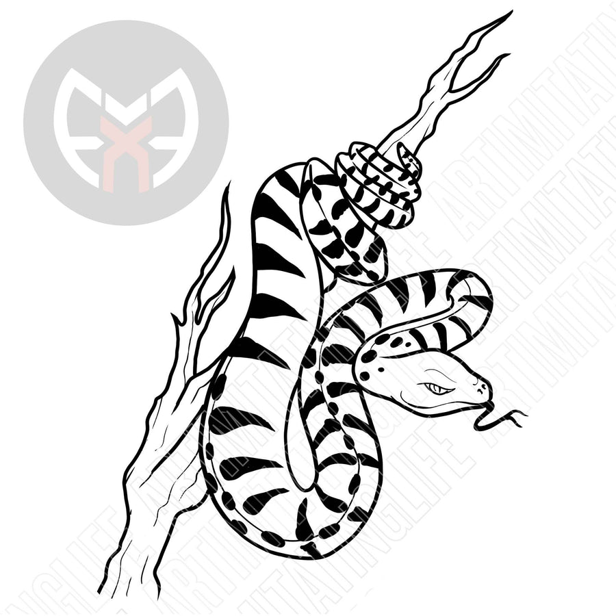 Snake on Branch