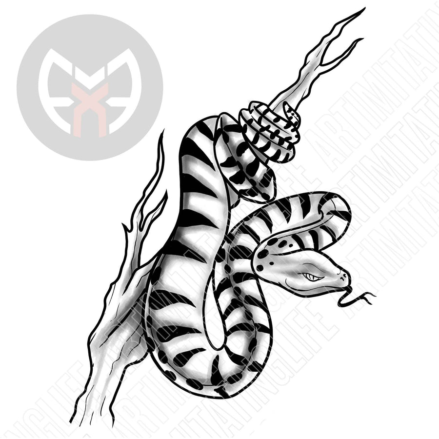 Snake on Branch