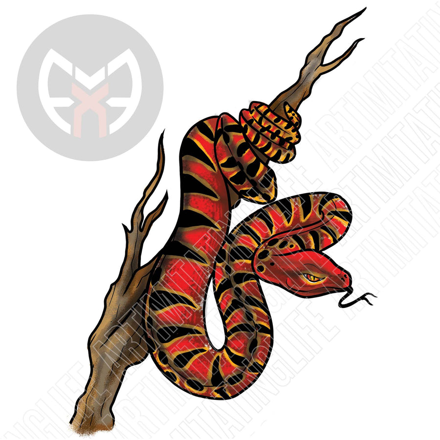 Snake on Branch