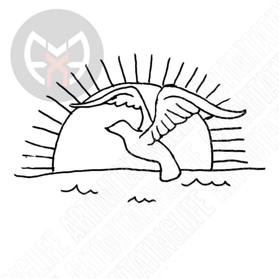 Bird and Sun