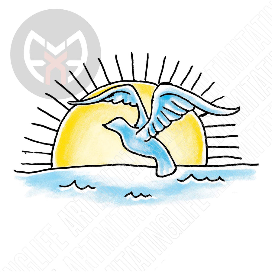 Bird and Sun