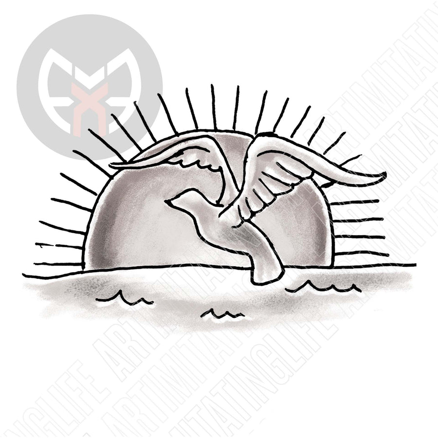 Bird and Sun