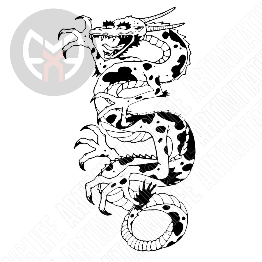 Traditional Dragon Curved