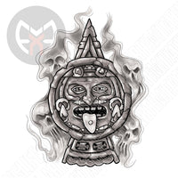 Mayan Skull Smoke