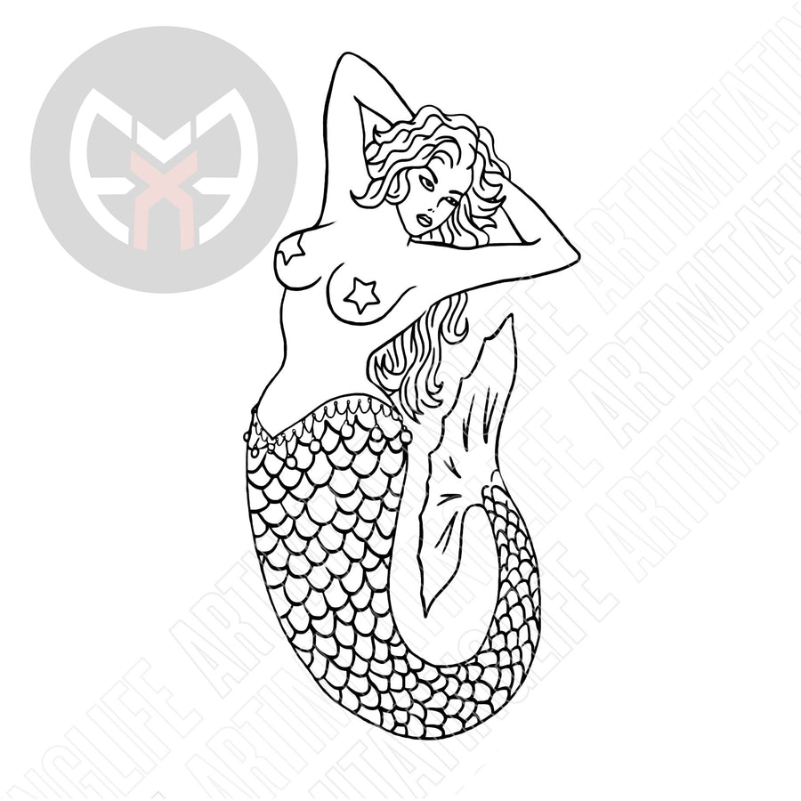 Mermaid Traditional Sailor