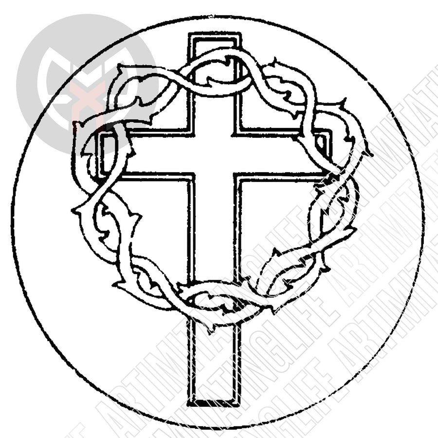 Cross with Thorns