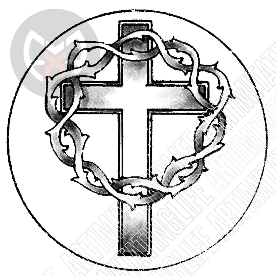 Cross with Thorns