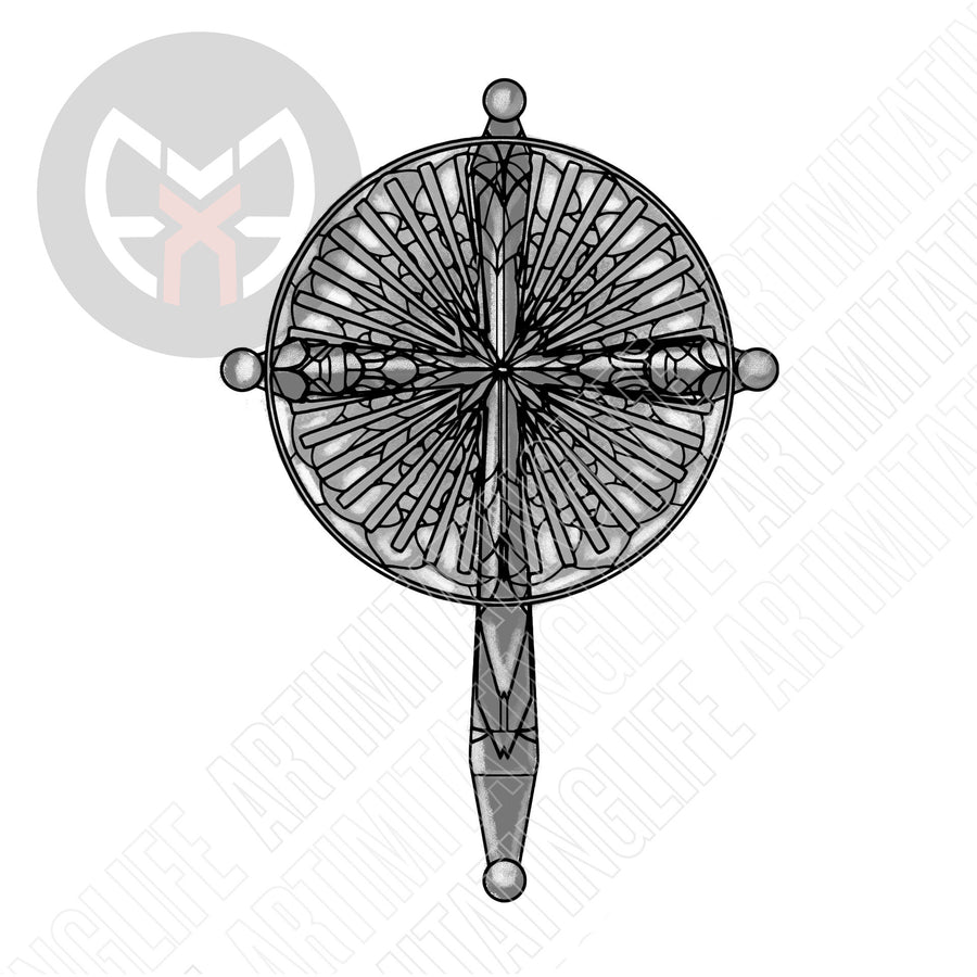 Stained Glass Cross