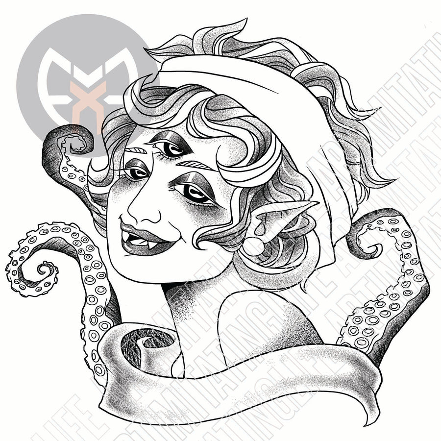 Three-eyed Octo-lady