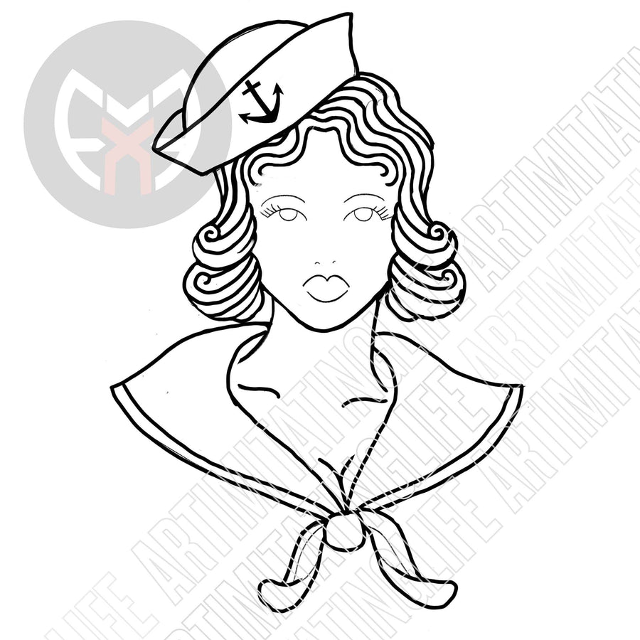 Sailor Pin-up