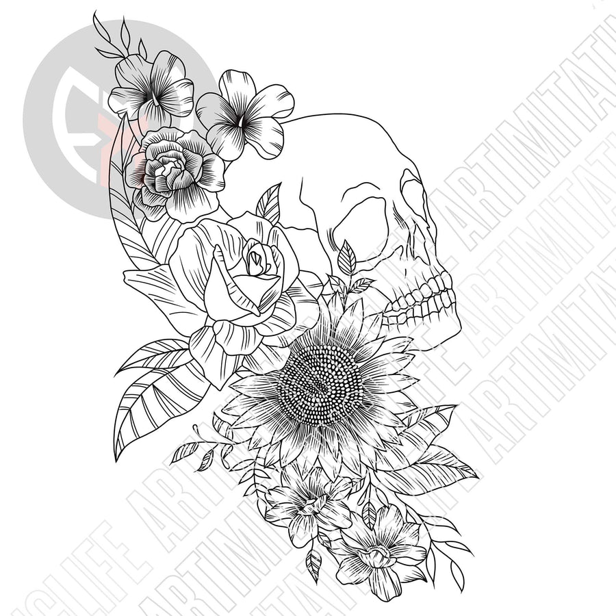 Skull Bouquet