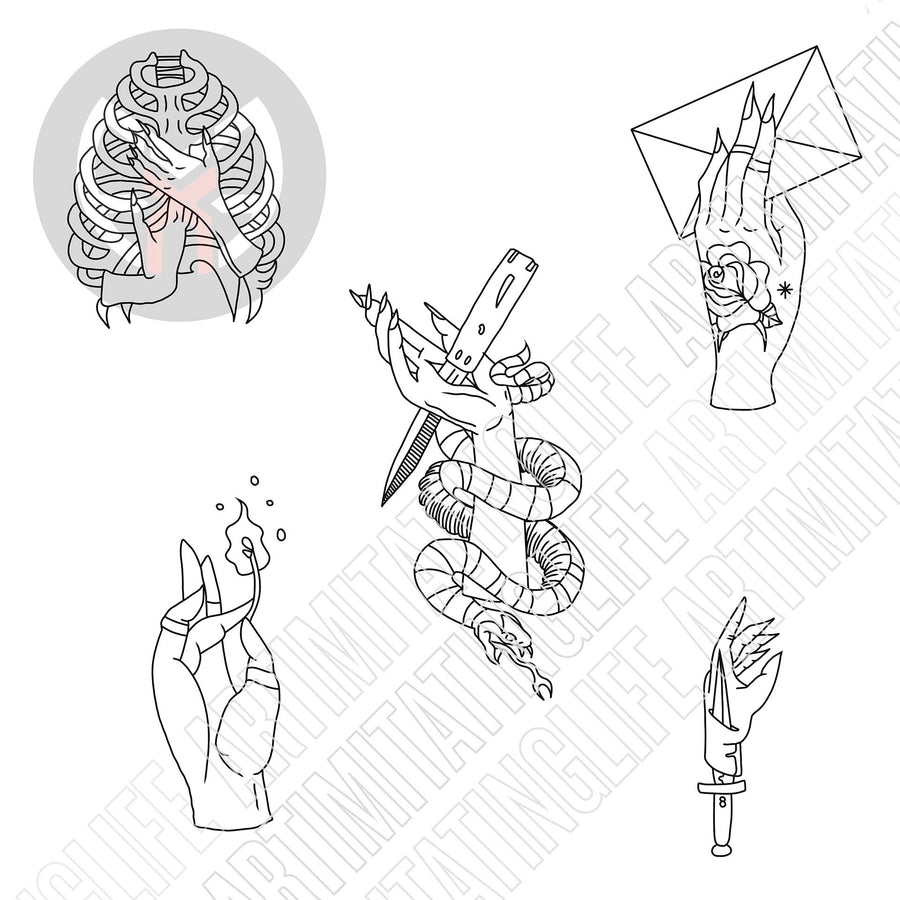 Spooky Hand Flash