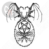 Demon Wings Pentacle