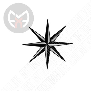 Nautical Eight-Point Star